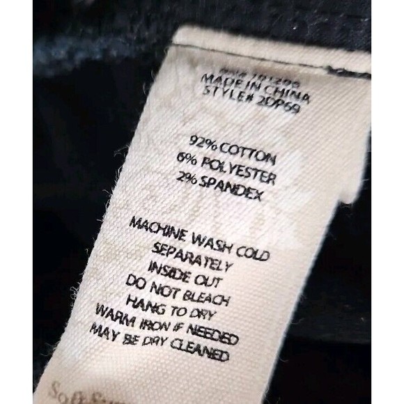 Soft Surroundings Corduroy Ankle Pant 29" Inseam Womens Size 10 Blue Stretchy - Picture 7 of 9